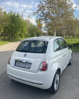 Fiat 500 cena 17800 przebieg: 159000, rok produkcji 2008 z Biała małe 301